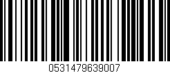 Código de barras (EAN, GTIN, SKU, ISBN): '0531479639007'