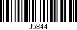 Código de barras (EAN, GTIN, SKU, ISBN): '05844'