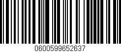 Código de barras (EAN, GTIN, SKU, ISBN): '0600599652637'