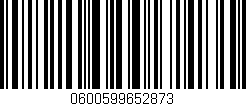 Código de barras (EAN, GTIN, SKU, ISBN): '0600599652873'