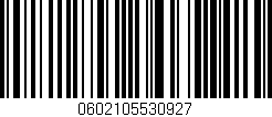 Código de barras (EAN, GTIN, SKU, ISBN): '0602105530927'
