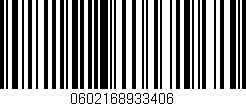 Código de barras (EAN, GTIN, SKU, ISBN): '0602168933406'