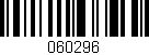 Código de barras (EAN, GTIN, SKU, ISBN): '060296'
