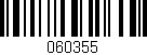 Código de barras (EAN, GTIN, SKU, ISBN): '060355'