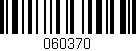 Código de barras (EAN, GTIN, SKU, ISBN): '060370'