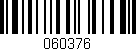 Código de barras (EAN, GTIN, SKU, ISBN): '060376'