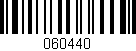 Código de barras (EAN, GTIN, SKU, ISBN): '060440'