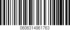Código de barras (EAN, GTIN, SKU, ISBN): '0606314961763'
