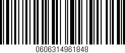Código de barras (EAN, GTIN, SKU, ISBN): '0606314961848'