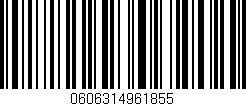 Código de barras (EAN, GTIN, SKU, ISBN): '0606314961855'