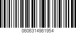 Código de barras (EAN, GTIN, SKU, ISBN): '0606314961954'