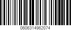 Código de barras (EAN, GTIN, SKU, ISBN): '0606314962074'