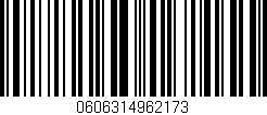 Código de barras (EAN, GTIN, SKU, ISBN): '0606314962173'