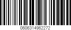 Código de barras (EAN, GTIN, SKU, ISBN): '0606314962272'