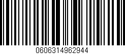 Código de barras (EAN, GTIN, SKU, ISBN): '0606314962944'