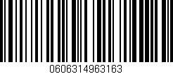 Código de barras (EAN, GTIN, SKU, ISBN): '0606314963163'