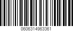 Código de barras (EAN, GTIN, SKU, ISBN): '0606314963361'