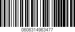 Código de barras (EAN, GTIN, SKU, ISBN): '0606314963477'