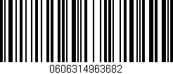 Código de barras (EAN, GTIN, SKU, ISBN): '0606314963682'