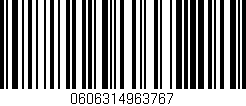 Código de barras (EAN, GTIN, SKU, ISBN): '0606314963767'