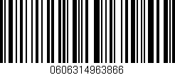 Código de barras (EAN, GTIN, SKU, ISBN): '0606314963866'