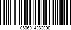 Código de barras (EAN, GTIN, SKU, ISBN): '0606314963880'