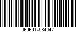 Código de barras (EAN, GTIN, SKU, ISBN): '0606314964047'