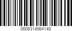 Código de barras (EAN, GTIN, SKU, ISBN): '0606314964146'