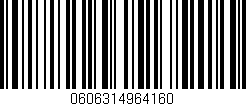 Código de barras (EAN, GTIN, SKU, ISBN): '0606314964160'