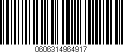 Código de barras (EAN, GTIN, SKU, ISBN): '0606314964917'