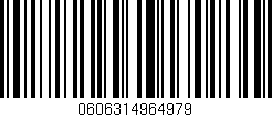 Código de barras (EAN, GTIN, SKU, ISBN): '0606314964979'