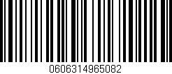 Código de barras (EAN, GTIN, SKU, ISBN): '0606314965082'