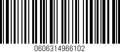 Código de barras (EAN, GTIN, SKU, ISBN): '0606314966102'