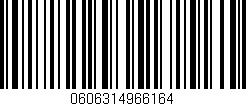 Código de barras (EAN, GTIN, SKU, ISBN): '0606314966164'