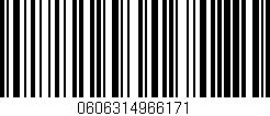 Código de barras (EAN, GTIN, SKU, ISBN): '0606314966171'