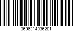 Código de barras (EAN, GTIN, SKU, ISBN): '0606314966201'