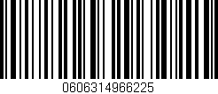 Código de barras (EAN, GTIN, SKU, ISBN): '0606314966225'