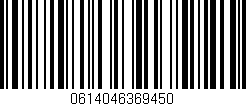 Código de barras (EAN, GTIN, SKU, ISBN): '0614046369450'