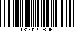 Código de barras (EAN, GTIN, SKU, ISBN): '0616022105335'