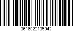 Código de barras (EAN, GTIN, SKU, ISBN): '0616022105342'