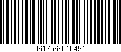 Código de barras (EAN, GTIN, SKU, ISBN): '0617566610491'