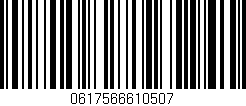 Código de barras (EAN, GTIN, SKU, ISBN): '0617566610507'