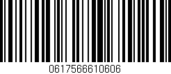 Código de barras (EAN, GTIN, SKU, ISBN): '0617566610606'