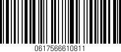 Código de barras (EAN, GTIN, SKU, ISBN): '0617566610811'