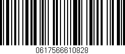 Código de barras (EAN, GTIN, SKU, ISBN): '0617566610828'