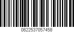 Código de barras (EAN, GTIN, SKU, ISBN): '0622537057458'