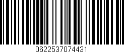 Código de barras (EAN, GTIN, SKU, ISBN): '0622537074431'