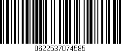 Código de barras (EAN, GTIN, SKU, ISBN): '0622537074585'