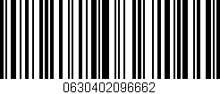 Código de barras (EAN, GTIN, SKU, ISBN): '0630402096662'