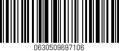 Código de barras (EAN, GTIN, SKU, ISBN): '0630509697106'